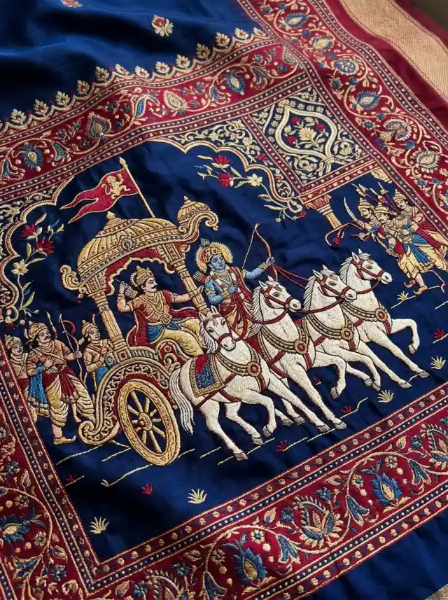 Pure Bengal Tussar Natural Sheen